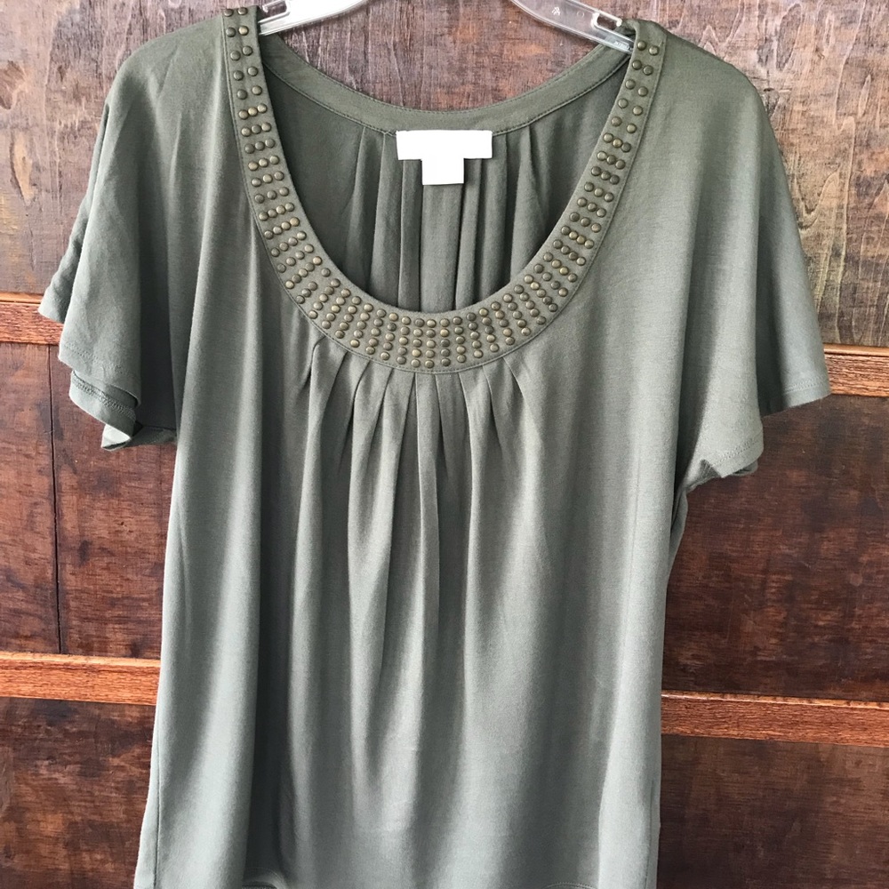 Women’s Michael Kors Green Shirt Size Medium